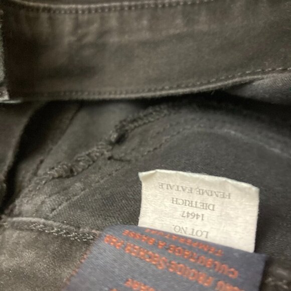 James Jeans Dietrich Thigh High Skinny Jeans 28 Femme Fatal Black Goth REVOLVE - Picture 16 of 16